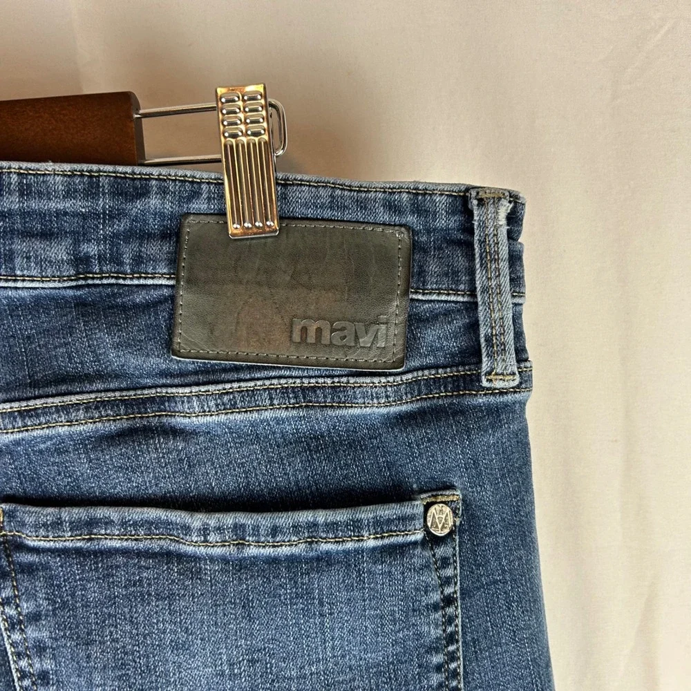 Mavi Jeans Denim Pants Mens 35x31.5 Blue‎ Medium Wash Organic Cotton Stretch